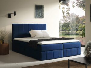 miniaturka Łóżko Toscano Kontynentalne z Geometrycznym Pikowaniem