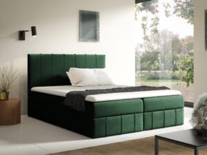 miniaturka Łóżko Toscano Kontynentalne z Geometrycznym Pikowaniem