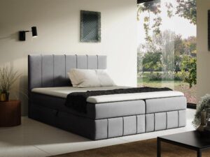 miniaturka Łóżko Toscano Kontynentalne z Geometrycznym Pikowaniem