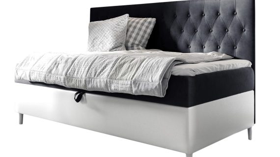 miniaturka Stylowe Łóżko Młodzieżowe LUKSJA z Pojemnikiem