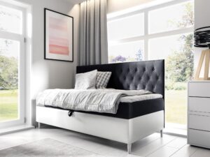 miniaturka Stylowe Łóżko Młodzieżowe LUKSJA z Pojemnikiem