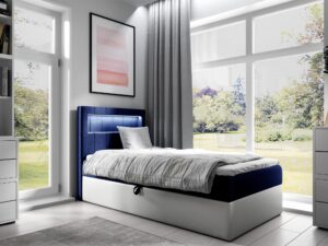 miniaturka Łóżko RUBBIE Modułowe z Pojemnikiem na Pościel