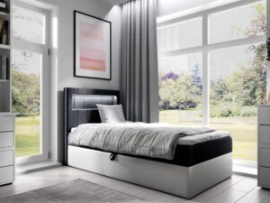 miniaturka Łóżko RUBBIE Modułowe z Pojemnikiem na Pościel