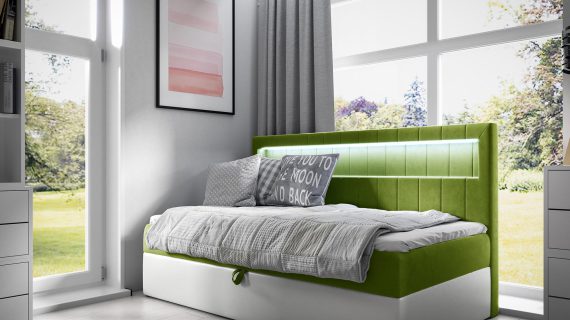 miniaturka Kontynentalne Łóżko SALUTI w Eleganckim Stylu