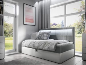 miniaturka Kontynentalne Łóżko SALUTI w Eleganckim Stylu