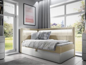 miniaturka Musztardowe Łóżko WIŚNIA dla Młodzieży