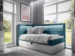 miniaturka Musztardowe Łóżko WIŚNIA dla Młodzieży