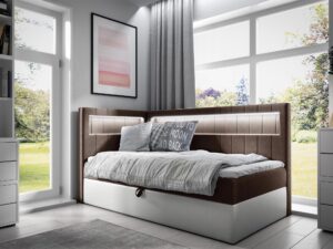 miniaturka Musztardowe Łóżko WIŚNIA dla Młodzieży