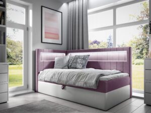 miniaturka Musztardowe Łóżko WIŚNIA dla Młodzieży