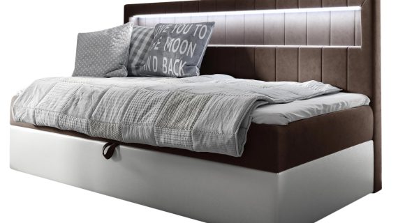 Kontynentalne Łóżko SALUTI w Eleganckim Stylu