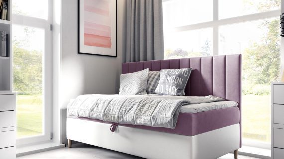 miniaturka Nowoczesne Łóżko RÓŻA Kontynentalne