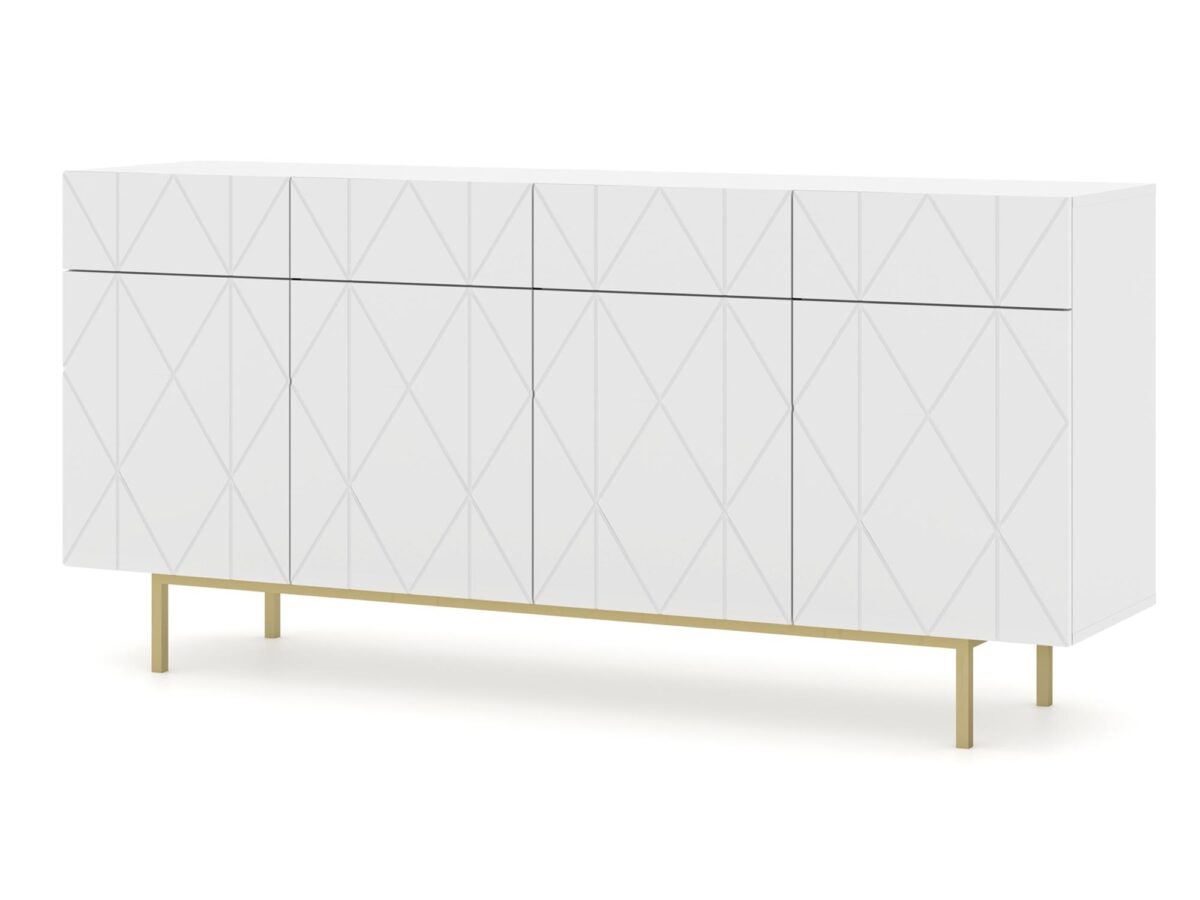 Duża Komoda Livio z Dekoracyjnymi Frontami