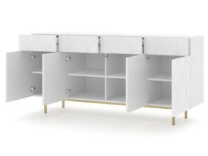 miniaturka Duża Komoda Livio z Dekoracyjnymi Frontami