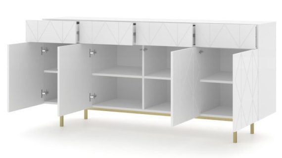 miniaturka Duża Komoda Livio z Dekoracyjnymi Frontami