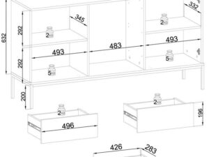 miniaturka Komoda Spokój Kolory Natury Nowoczesny Design