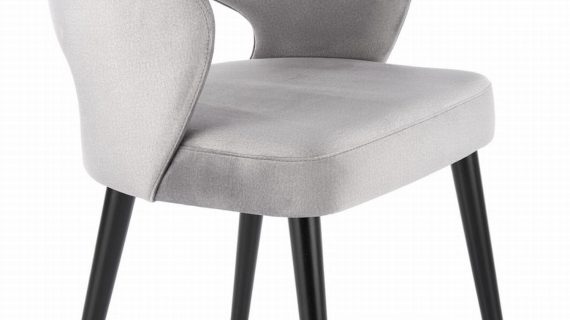 miniaturka Komfortowe Szare Krzesło Tapicerowane MONACO 6