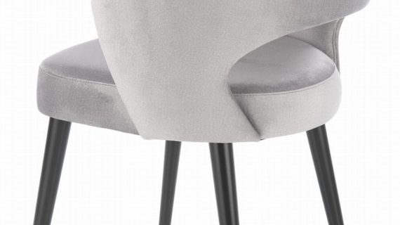 miniaturka Komfortowe Szare Krzesło Tapicerowane MONACO 6