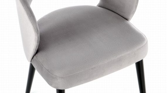miniaturka Komfortowe Szare Krzesło Tapicerowane MONACO 6