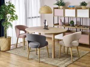 miniaturka Komfortowe Szare Krzesło Tapicerowane MONACO 6