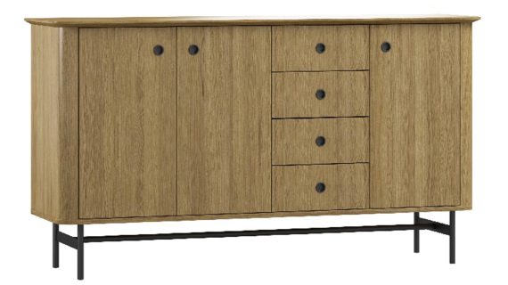 Komoda Dąb Naturalny SM04 Smart