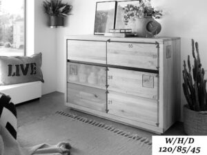 miniaturka Komoda Opus I Unikalny Design z Litego Dębu