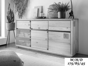 miniaturka Komoda Opus II Przestrzeń i Dębowa Elegancja do Salonu