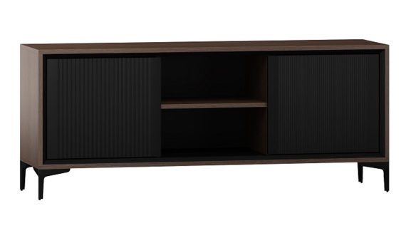 Komoda RTV Stylowa Ryflowana Linea LN02