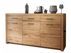 Komoda Solis II Praktyczna Przestrzeń i Trwałość z Litego Dębu