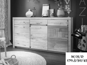 miniaturka Komoda Solis II Praktyczna Przestrzeń i Trwałość z Litego Dębu