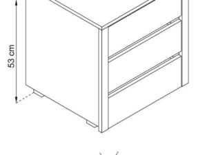 miniaturka Kontener do Szafy 50cm Uzupełnienie Przechowywania