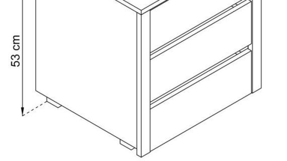 miniaturka Kontener do Szafy 50cm Uzupełnienie Przechowywania