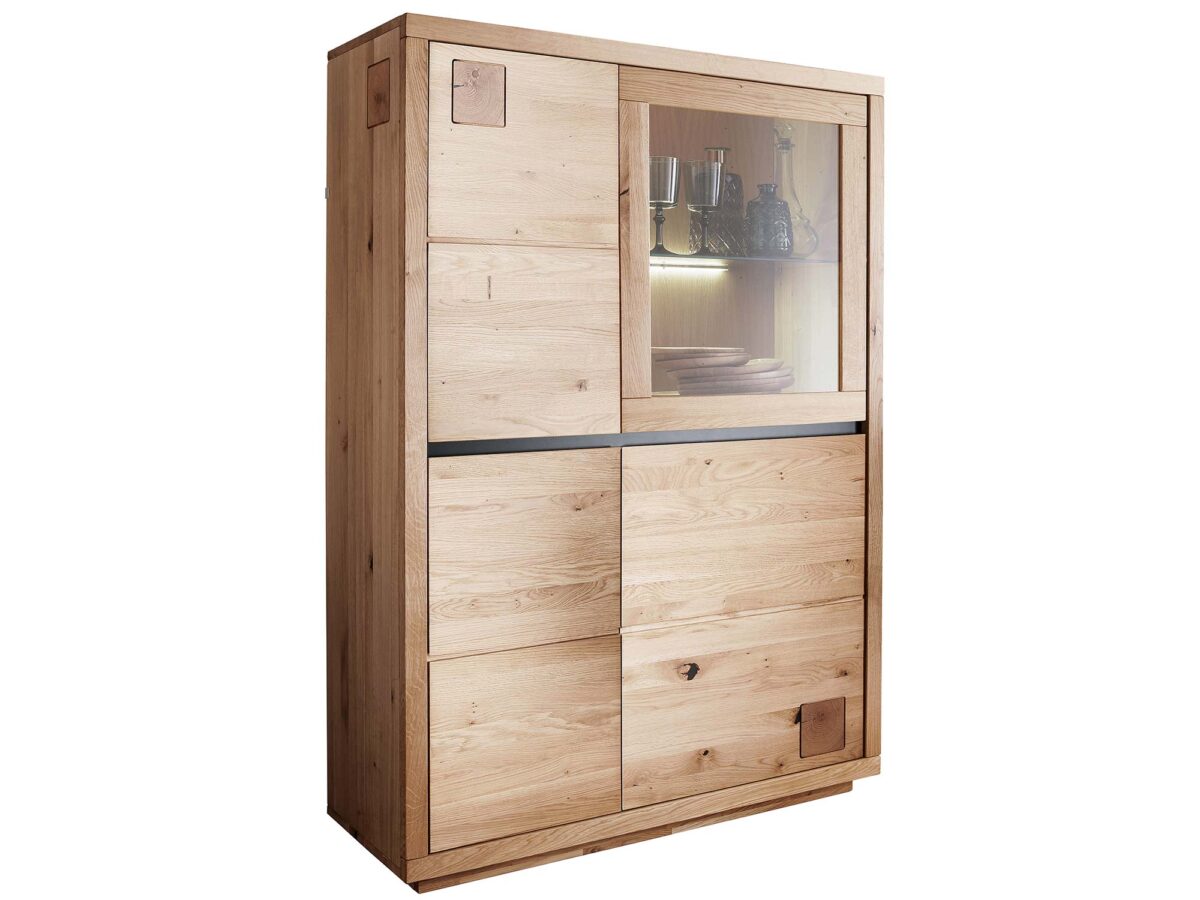 Kredens Opus I Nowoczesny Akcent w Litego Dębu