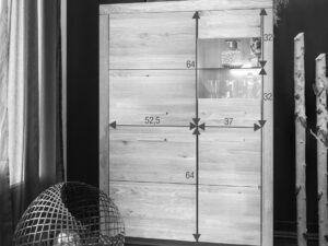 miniaturka Kredens Solis II Dębowa Klasa z Wyrafinowanymi Uchwytami