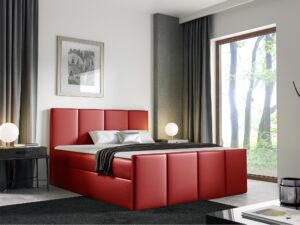 miniaturka Łóżko Rubino z Minimalistycznym Zagłówkiem