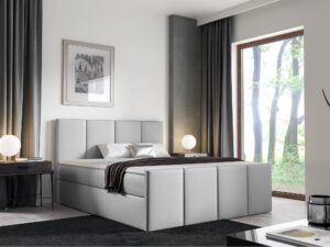 miniaturka Łóżko Rubino z Minimalistycznym Zagłówkiem