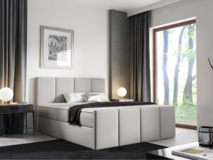 miniaturka Łóżko Rubino z Minimalistycznym Zagłówkiem