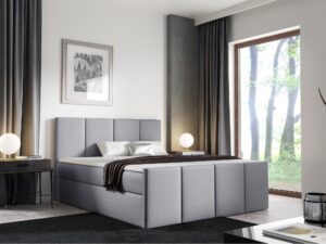 miniaturka Łóżko Rubino z Minimalistycznym Zagłówkiem