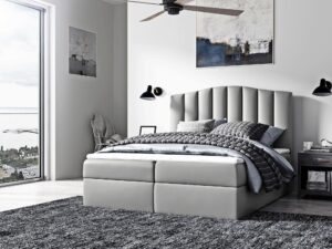 miniaturka Kontynentalne Łóżko Atena z Zaokrąglonym Zagłówkiem