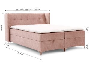 miniaturka Przytulne Łóżko VINCETTO z Pojemnikiem na Pościel