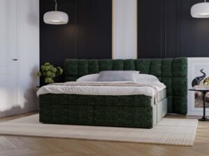 miniaturka Łóżko PRINCE Kontynentalne z Przesuwnym Zagłówkiem