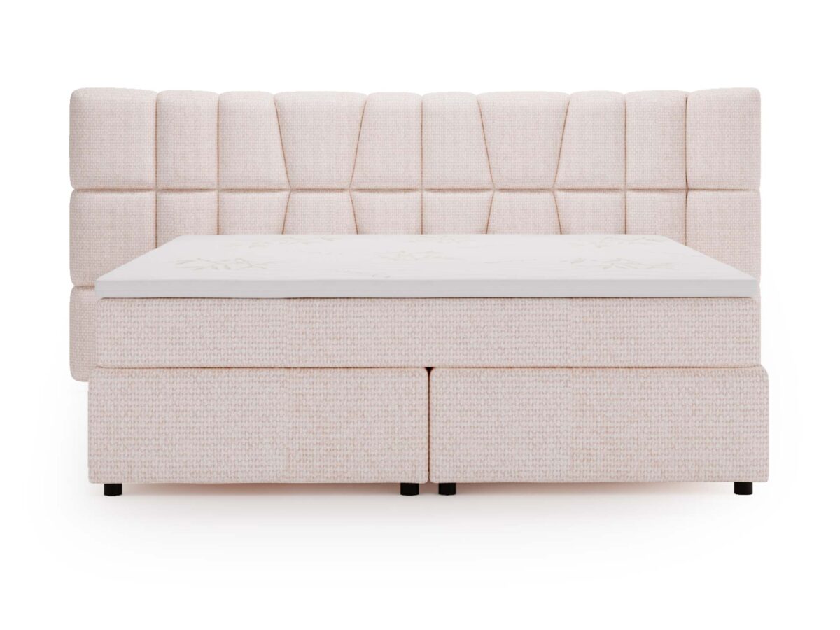 Łóżko PRINCE Kontynentalne z Przesuwnym Zagłówkiem