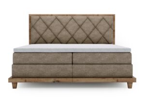 miniaturka Łóżko BEIGE Designerskie i Kontynentalne do Sypialni