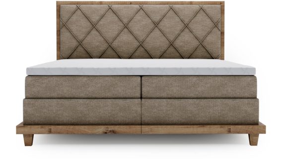 miniaturka Łóżko BEIGE Designerskie i Kontynentalne do Sypialni