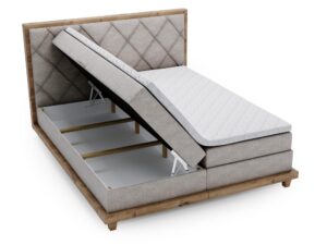 miniaturka Łóżko BEIGE Designerskie i Kontynentalne do Sypialni