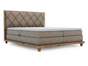 miniaturka Łóżko BEIGE Designerskie i Kontynentalne do Sypialni