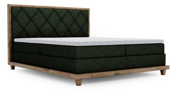 miniaturka Łóżko BEIGE Designerskie i Kontynentalne do Sypialni