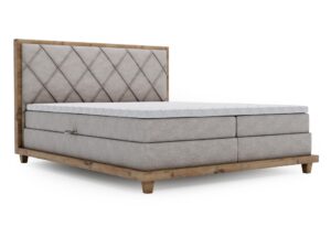 miniaturka Łóżko BEIGE Designerskie i Kontynentalne do Sypialni