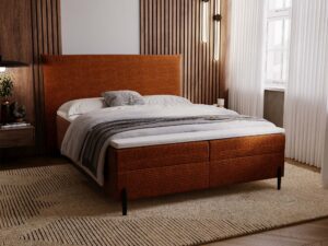 miniaturka Łóżko LISSY Kontynentalne z Pojemnikiem Komfort