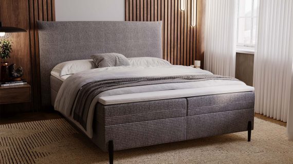 miniaturka Łóżko LISSY Kontynentalne z Pojemnikiem Komfort