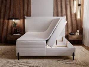 miniaturka Łóżko LISSY Kontynentalne z Pojemnikiem Komfort